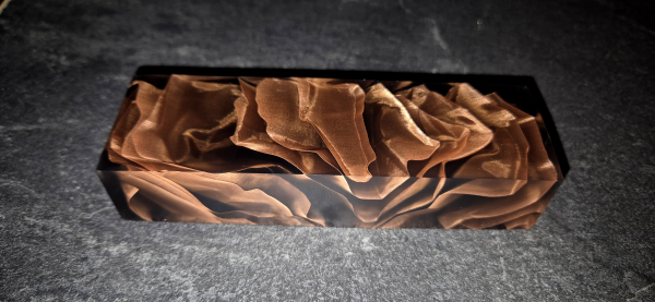 Black Copper Mesh Stripes 